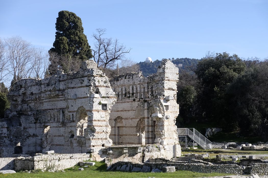 vue  générale des vestiges