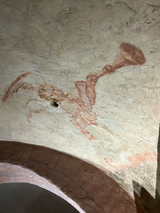 crypte, peinture monumentale (fragment)