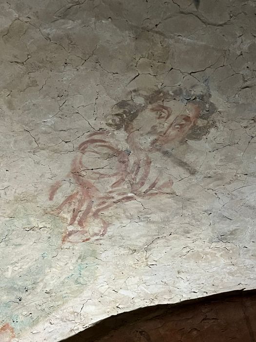crypte, peinture monumentale (fragment)