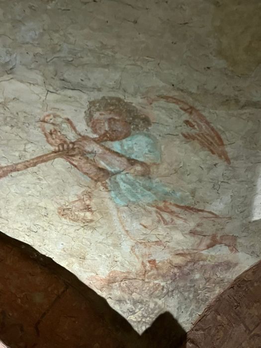 crypte, peinture monumentale (fragment)