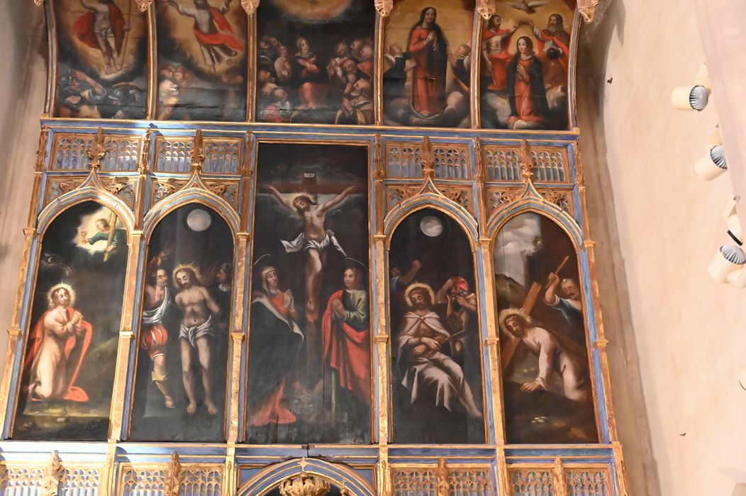 retable, vue partielle