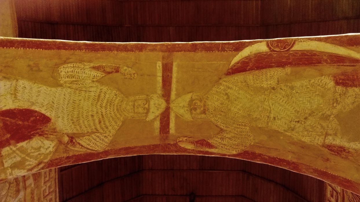 arc triomphal, peintures monumentales, détail