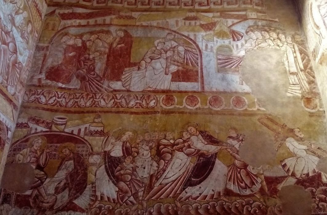 choeur, peintures monumentales : Scènes de la Passion
