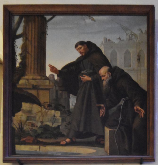 tableau : Saint François d'Assise transformant l'eau en vin