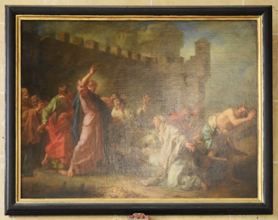 tableau : Christ et la veuve de Naïm