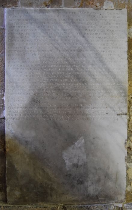 plaque de fondation