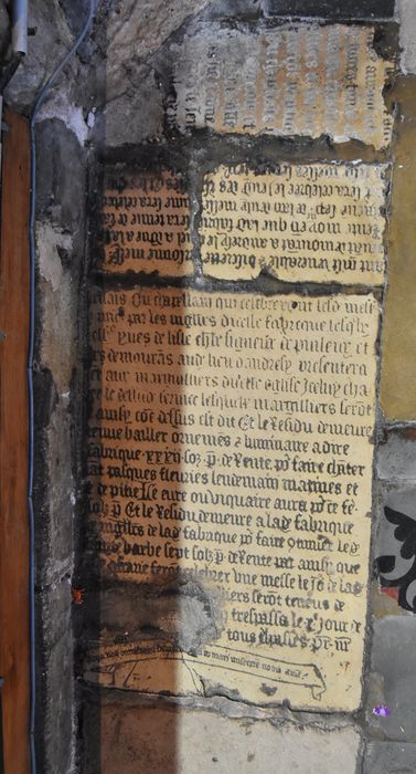 plaque de fondation (?), fragments