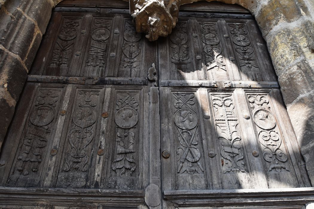 vantaux du portail d’accès sud-ouest, vue partielle