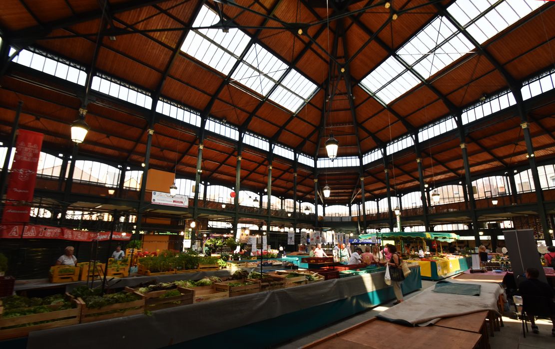 vue générale de la halle