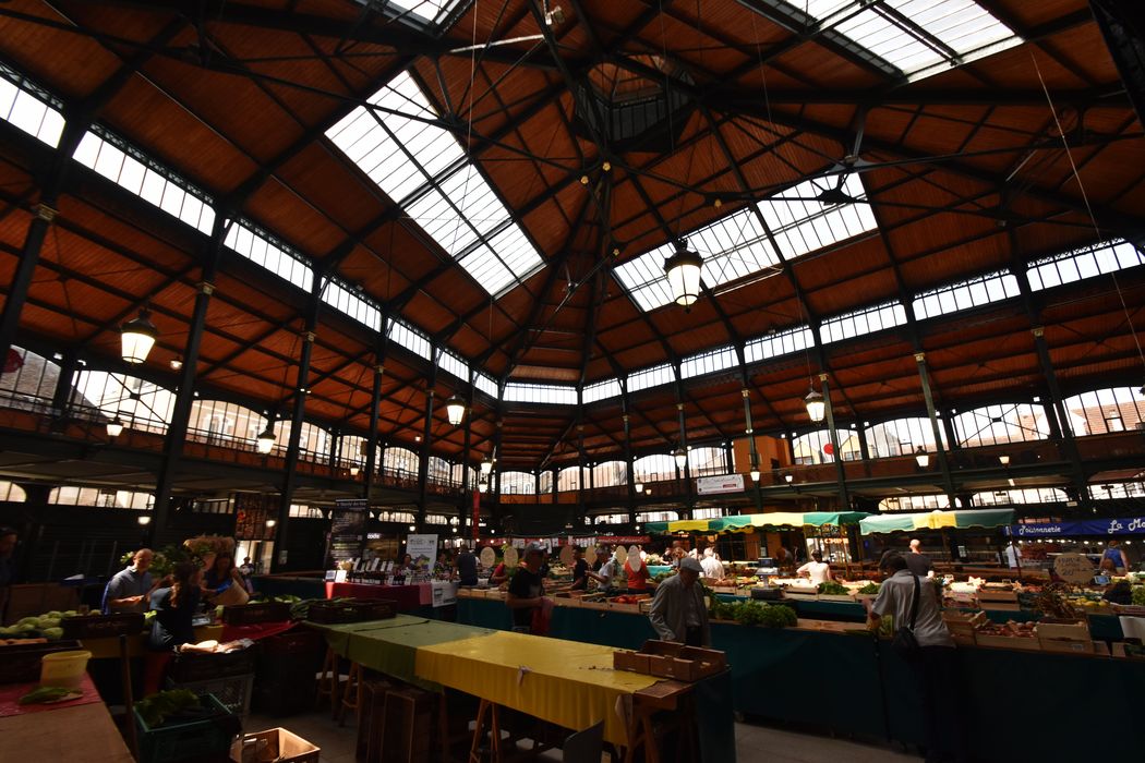vue générale de la halle