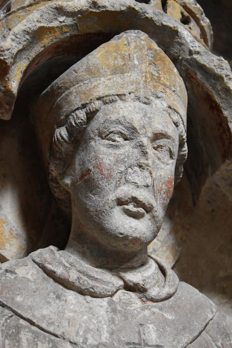 statue : Saint Thomas Becket, détail