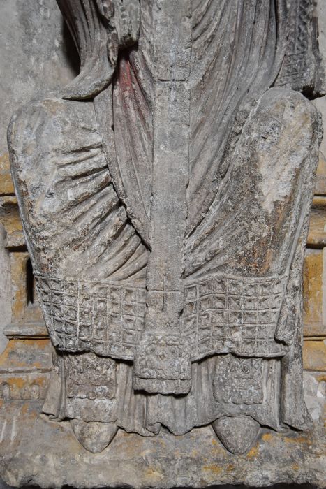 statue : Saint Thomas Becket, détail