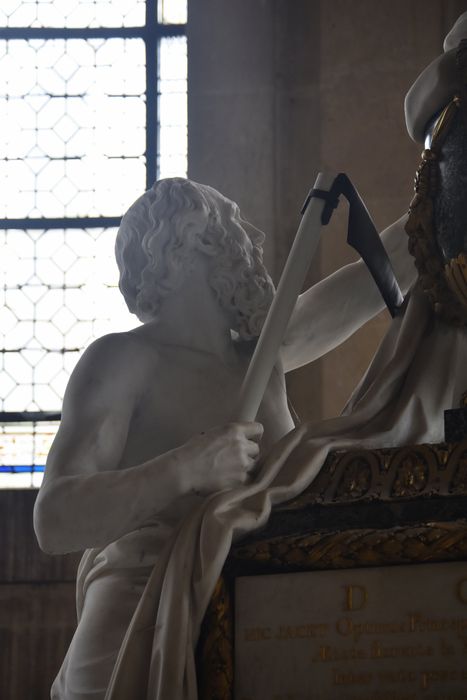 tombeau de Louis, dauphin de France, fils de Louis XV, et de sa femme, Marie-Josèphe de Saxe, détail