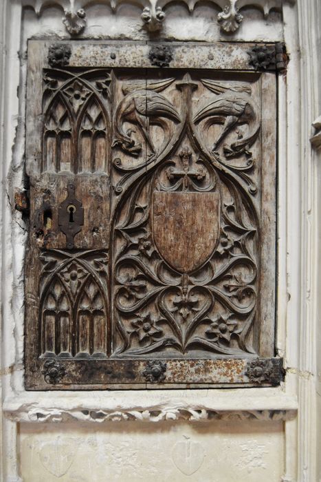 retable de Jean de Salazar et de son épouse Marguerite de la Tremoille, détail d’un vantail latéral