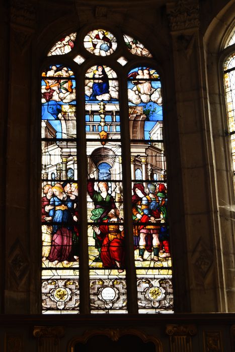 verrière du Sacré-Coeur : Sybille de Tibur