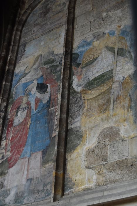 peintures monumentale de la chapelle axiale Saint-Savinien