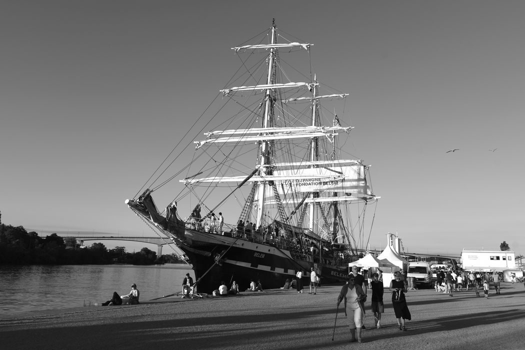 bateau de charge puis bateau école (trois-mâts barque, antillais) : Belem, ex Giorgio Cini, ex Fantôme dit Le Belem