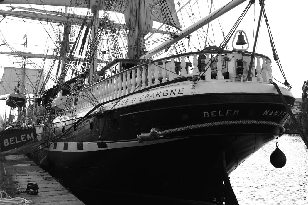 bateau de charge puis bateau école (trois-mâts barque, antillais) : Belem, ex Giorgio Cini, ex Fantôme dit Le Belem