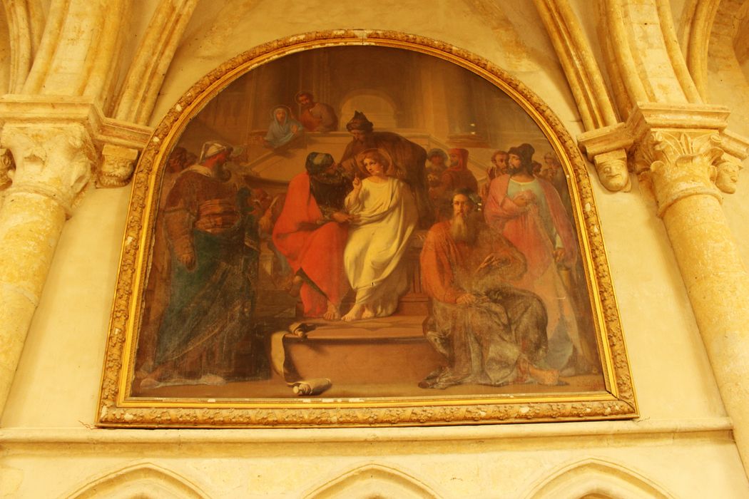 tableau : Jésus au milieu des docteurs