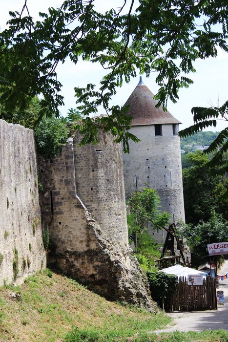 élévation extérieure au sud de la porte de Saint-Jean, élévation sud-ouest