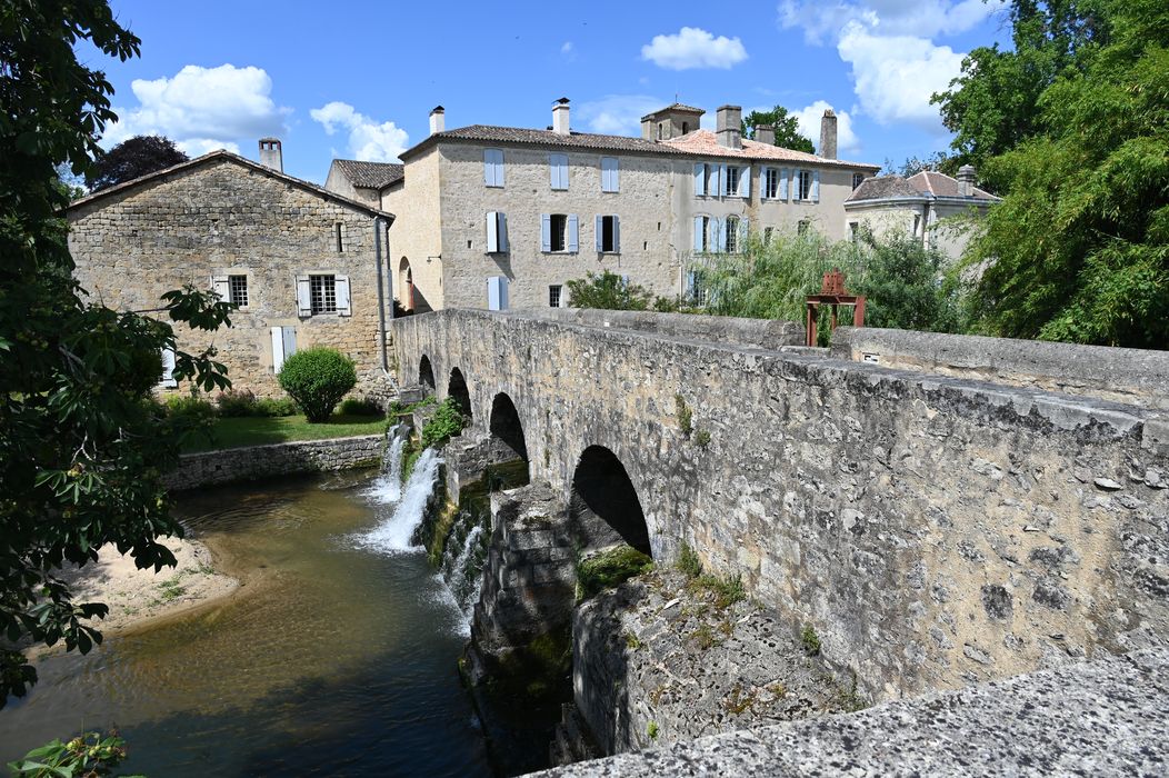 vue générale du pont en aval