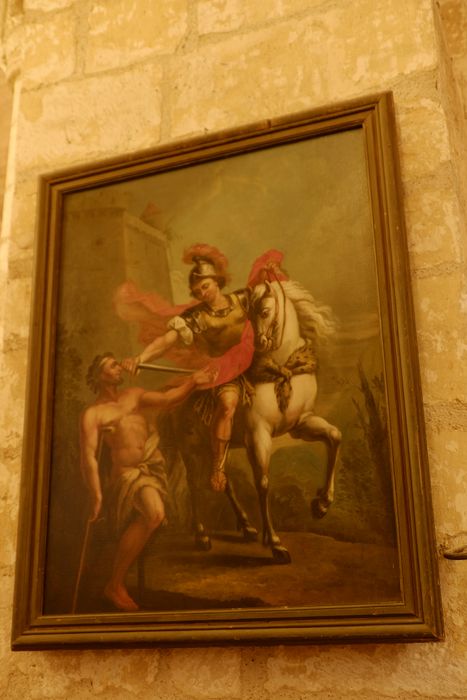 tableau : Charité de saint Martin