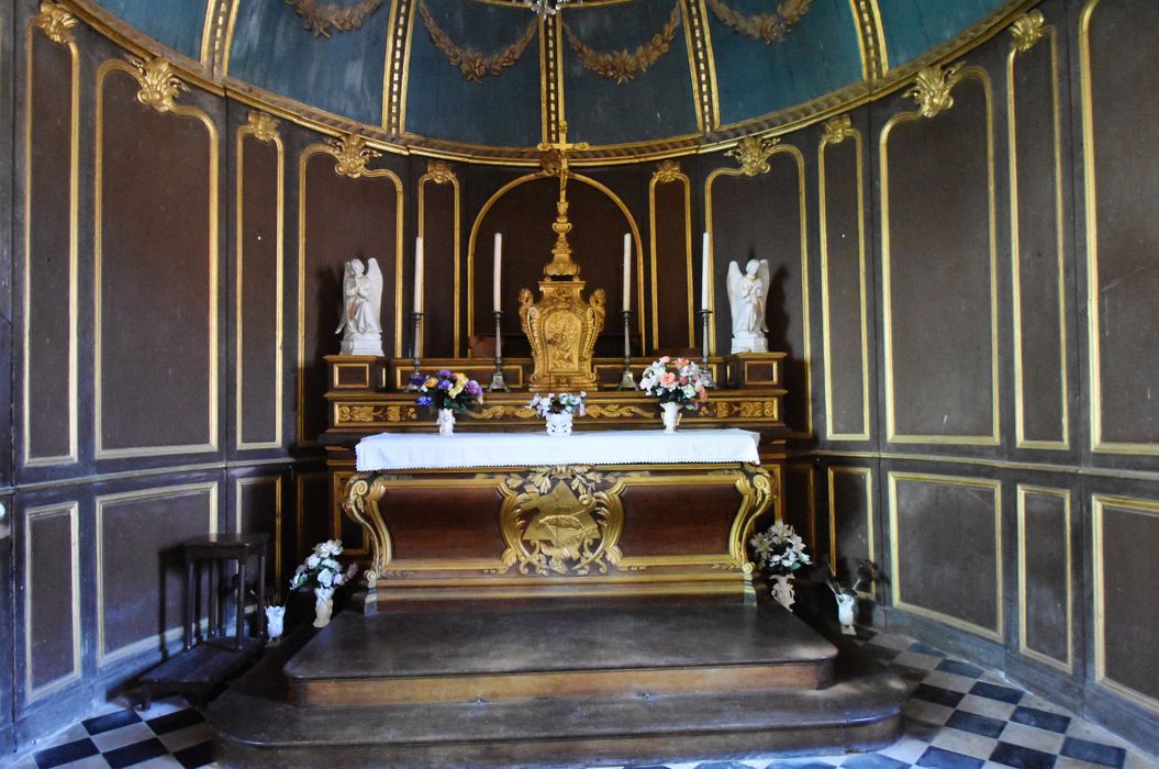maître-autel, tabernacle, gradins