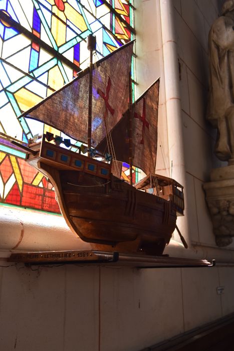 maquette ex-voto d'une nef dite le Saint-Christophe