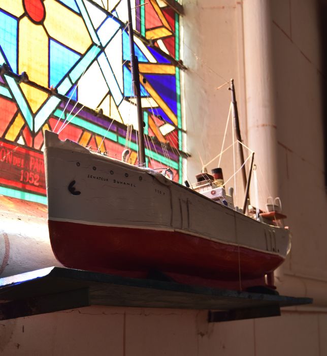 maquette ex-voto d'un vapeur dit Sénateur Duhamel Fécamp 110 F