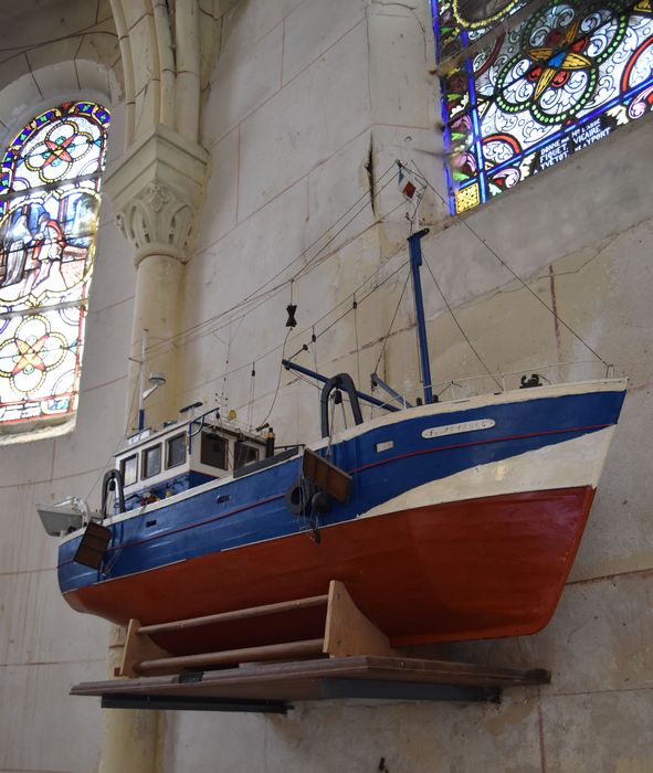 maquette ex-voto de chalutier Fe 181 964 dit L'Incroyable