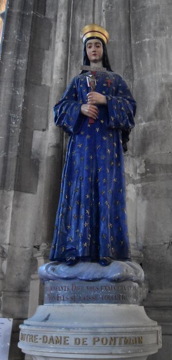 statue : Vierge à l’Enfant dite Notre Dame  de Pontmain