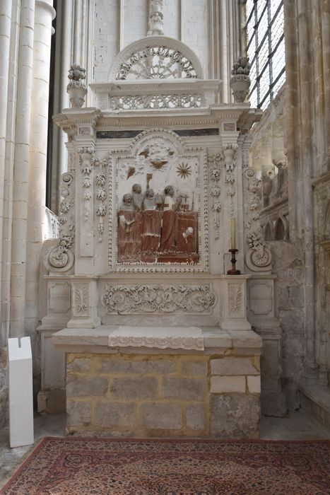 autel, retable de la chapelle Saint-Clair