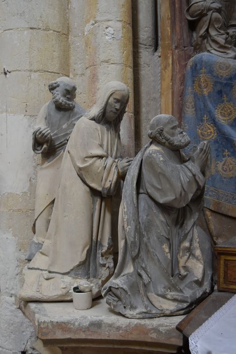 groupe sculpté : Apôtres (élément du jubé)