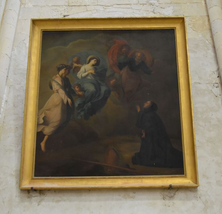 tableau : Vision de saint Maur