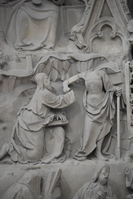 haut-relief (élément du jubé), détail