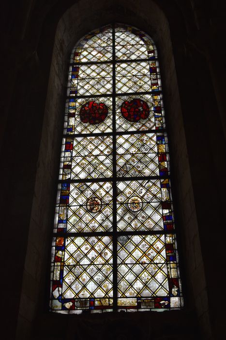 verrière sud de la chapelle des fonts baptismaux (baie 28)