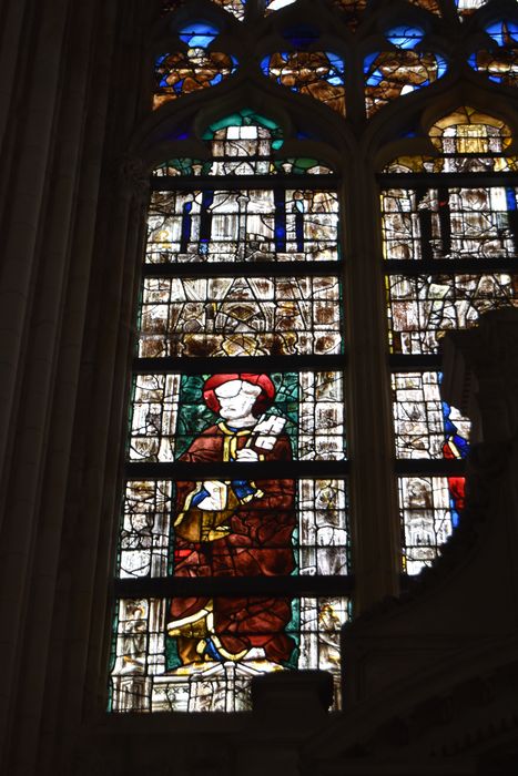 verrière de la chapelle Saint-Joseph, détail