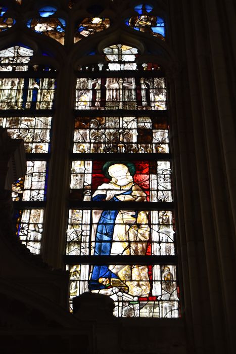 verrière de la chapelle Saint-Joseph, détail