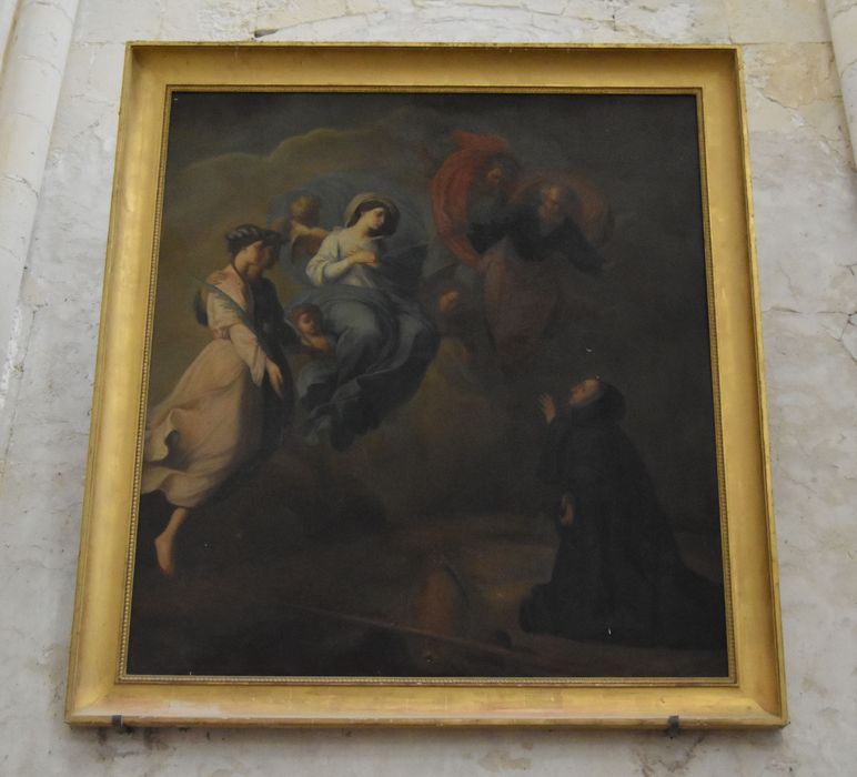 tableau : Vision de saint Maur