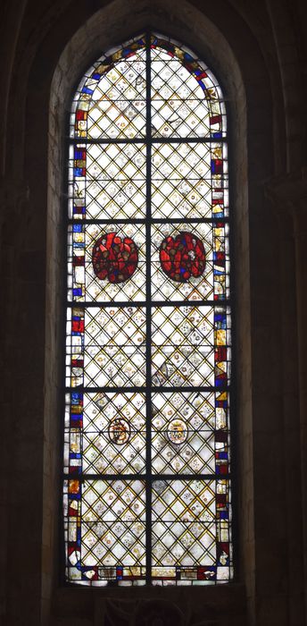 verrière sud de la chapelle des fonts baptismaux (baie 28)
