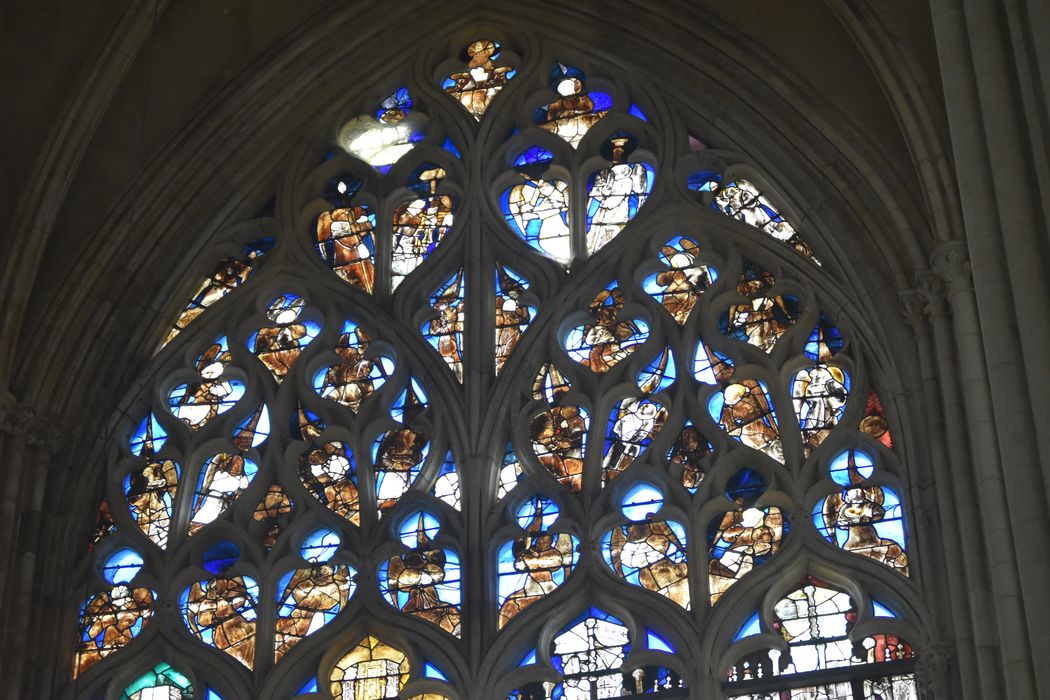 verrière de la chapelle Saint-Joseph, vue partielle