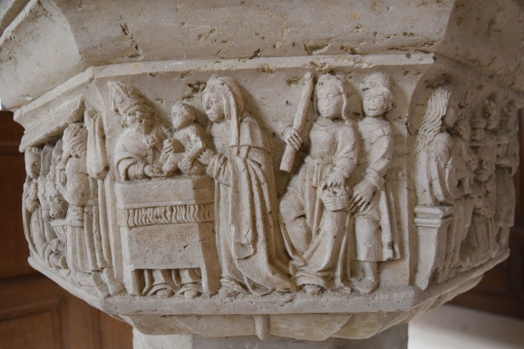 fonts baptismaux, détail
