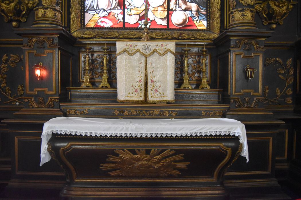 maître-autel, retable, vue partielle