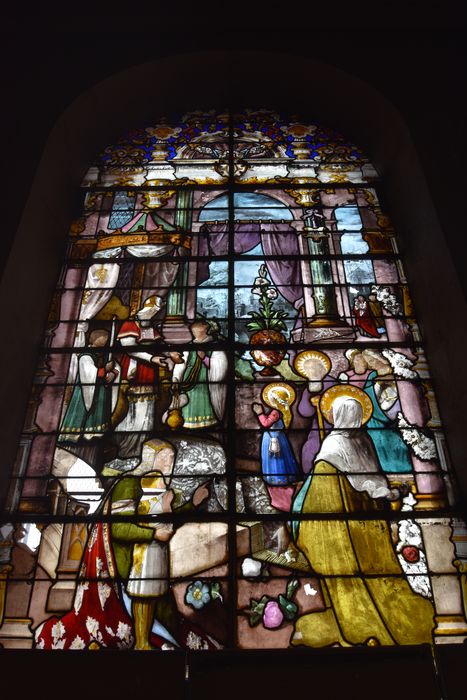 verrière : Présentation de la Vierge au temple