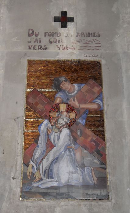 mosaïque (chemin de croix), détail d’une station