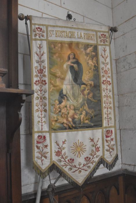 bannière de procession : Vierge de l’Immaculée Conception