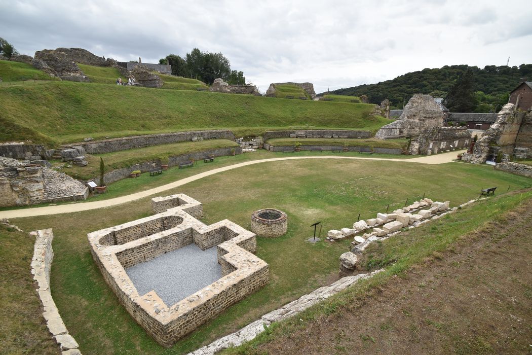 vue générale des ruines depuis le Nord-Est
