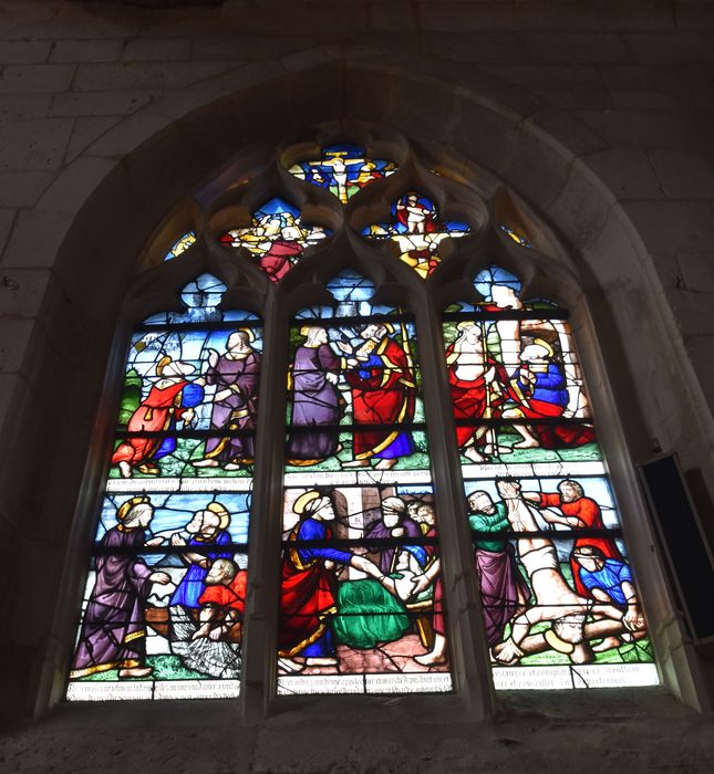 verrière figurée : Vie de saint Pierre (baie 9)