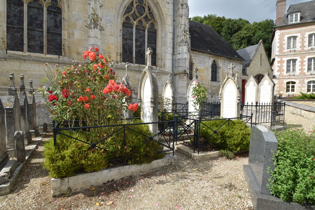 Vue générale des sépultures