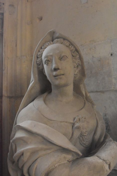 groupe sculpté : Mise au tombeau (la), détail